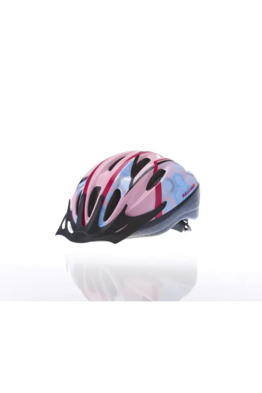 Roxform V10N CE Sertifikalı Ayarlanabilir Yetişkin Scooter Bisiklet Kaskı – Mavi & Pembe (54–58 cm) - 1