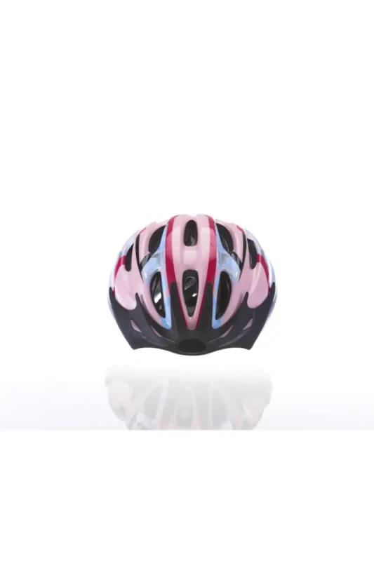 Roxform V10N CE Sertifikalı Ayarlanabilir Yetişkin Scooter Bisiklet Kaskı – Mavi & Pembe (54–58 cm) - 3