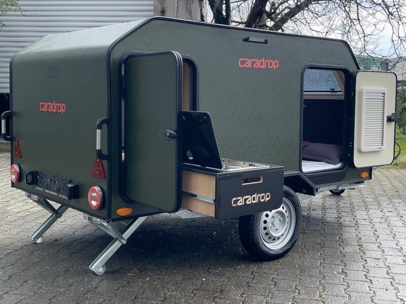 Caradrop Çekme Karavan 2 Kişilik Yeşil - 6