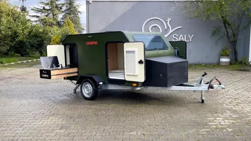 Caradrop Çekme Karavan 2 Kişilik Yeşil - 5