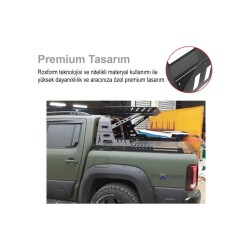 Ford Ranger Metal Sepetli Roll bar - Offroad Aksesuarları 2005-2022 - 4