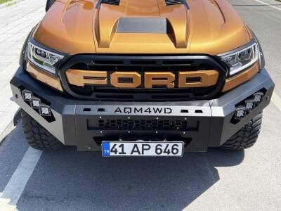 Ford Ranger Off Road Çelik Ön Tampon Koruma Front Bumber 2015- 2021 AQM-M50 - 2