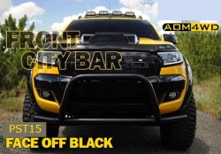 Ford Ranger Off Road Ön Tampon Koruma Demiri Siyah FaceOff Black 2006+ PST15 - AQM4WD