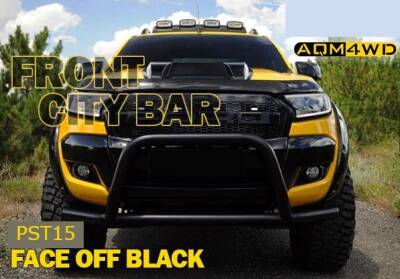 Ford Ranger Off Road Ön Tampon Koruma Demiri Siyah FaceOff Black 2006+ PST15 - 1