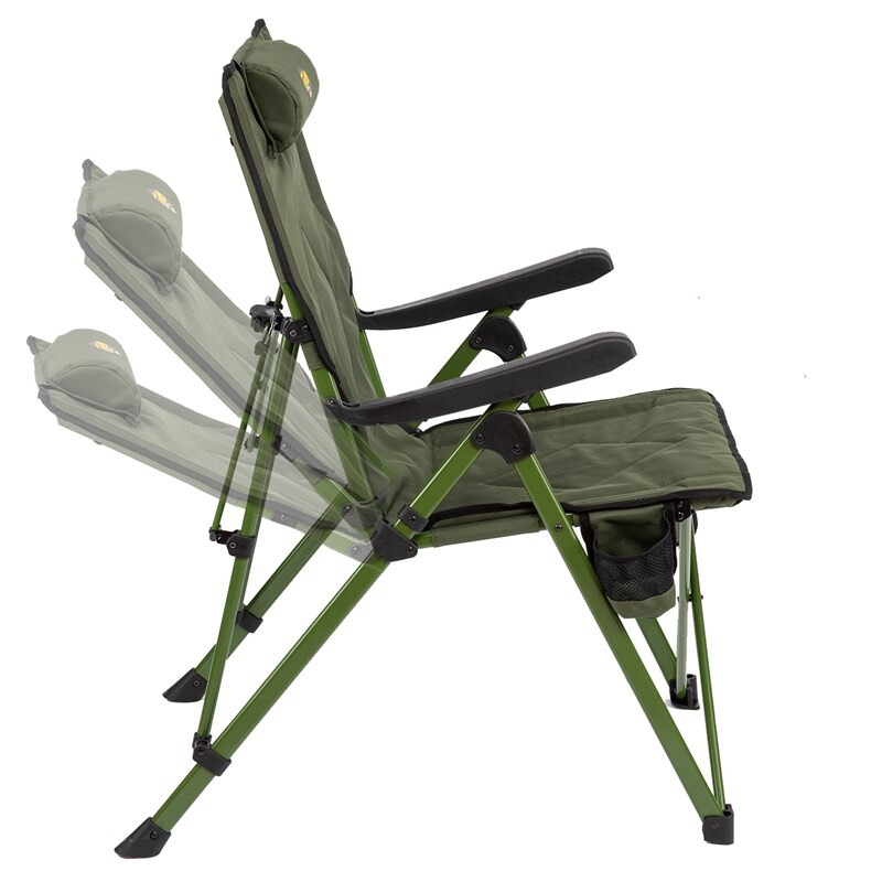 FUNKY CHAIRS Comfort 3 Kademeli Katlanabilir Kamp Sandalyesi - Haki - 4