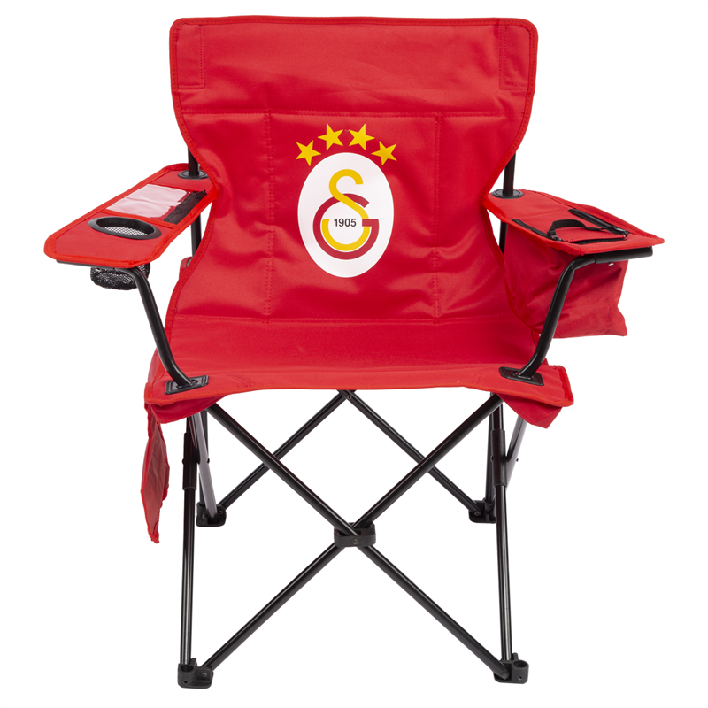FUNKY CHAIRS Galatasaray Lisanslı Katlanabilir Kamp Sandalyesi Buzluklu - 7