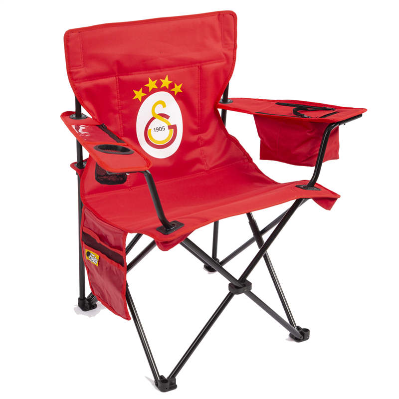 FUNKY CHAIRS Galatasaray Lisanslı Katlanabilir Kamp Sandalyesi Buzluklu - 1