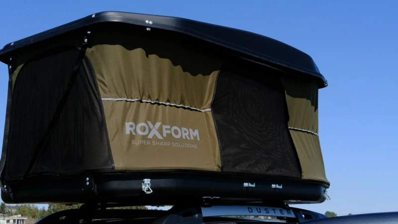 ROXFORM 2 Kişilik Araç Üstü Çadır Tüm Araçlara Uyumlu 4 Mevsim Termal Çadır 45x130x200 Cm - 22