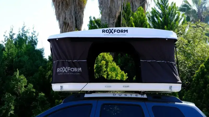ROXFORM 2 Kişilik Araç Üstü Çadır Tüm Araçlara Uyumlu 4 Mevsim Termal Çadır 45x130x200 Cm - 6
