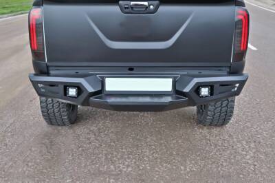 Isuzu D-max Off Road Arka Tampon Koruma Rear Bumper 2012-2021 AQM-M20 - 1