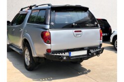 Isuzu D-Max Off Road Arka Tampon Koruma Rear Bumper 2012-2021 AQM-S20 - 3