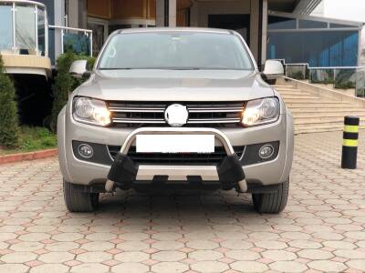Isuzu Dmax Off Road Krom Poliüretan Ön Koruma Ön Tampon Koruma Demiri Amazonplus Chrome 2006+ PWT15 - 1