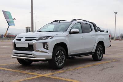 Isuzu Dmax Off Road Ön Tampon Koruma Demiri Krom Tekli Bıyık Tetriplus Chrome 2006+ PST19 - 3