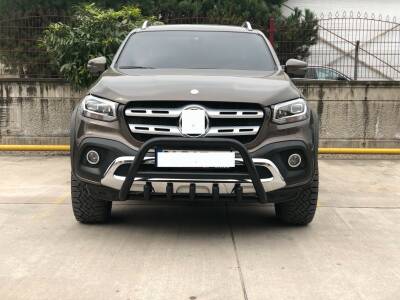 Isuzu Dmax Off Road Siyah Karterli Ön Koruma Ön Tampon Koruma Demiri İnformplus Black 2006+ PWT02 - 1
