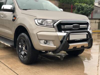 Mercedes X-Class Off Road Poliüretan Ön Koruma Ön Tampon Koruma Demiri Amazonplus Black 2017+ PWT16 - 1