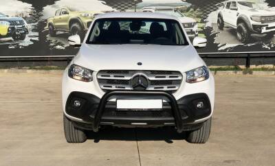 Mercedes X-Class Off Road Siyah Ön Koruma Ön Tampon Koruma Demiri DinamicPlus Black 2017+ PWT22 - 1