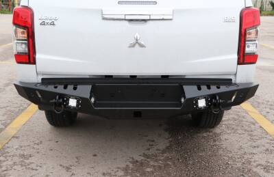 Mitsubishi L200 Off Road Arka Tampon Koruma Rear Bumper 2007-2021 AQM-S20 - 3