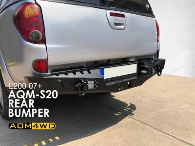 Mitsubishi L200 Off Road Arka Tampon Koruma Rear Bumper 2007-2021 AQM-S20 - 4