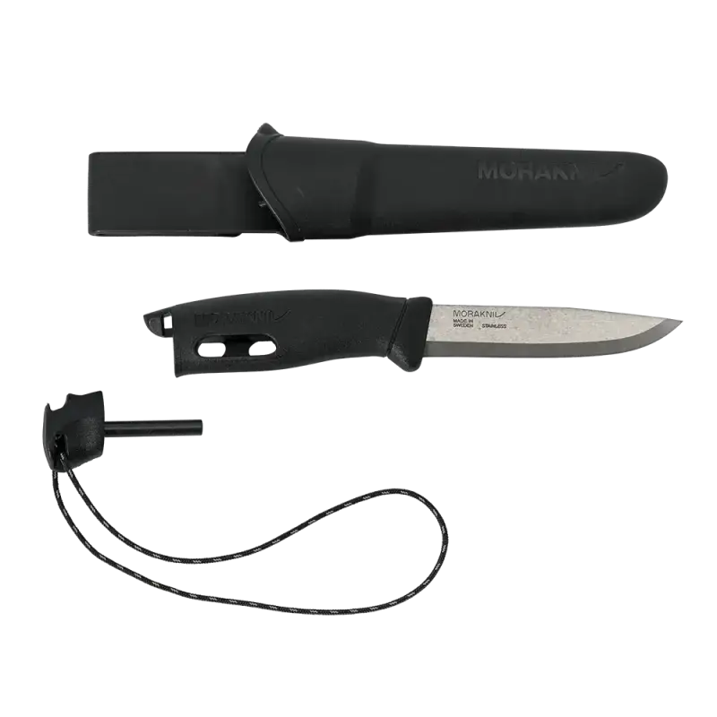Morakniv Companion Spark Siyah - Outdoor Mora Bıçak - 7391846015253 - 1