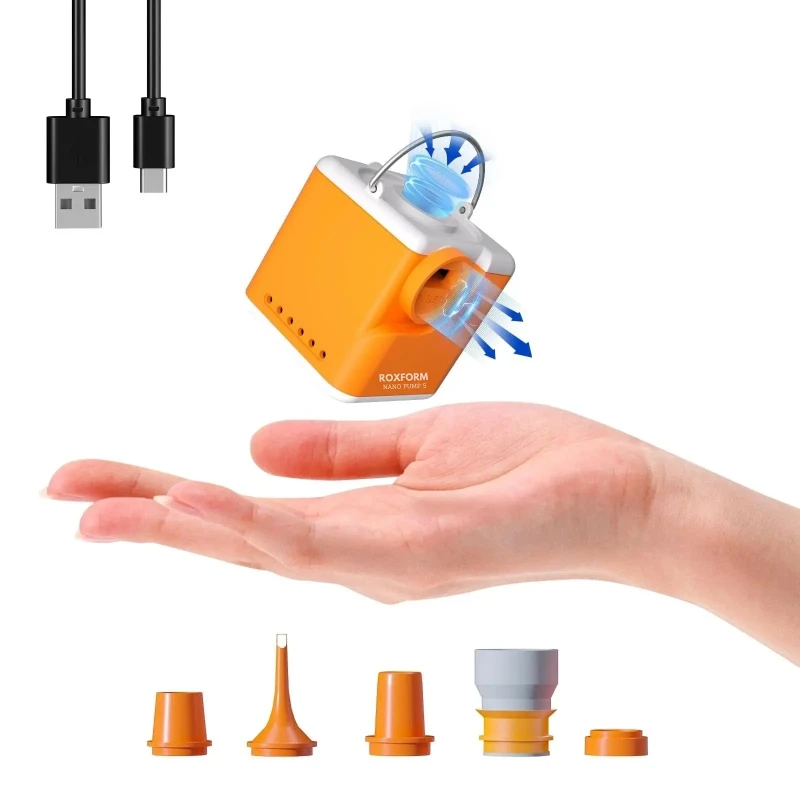 Roxform Nano Pump 5 Aydınlatmalı Taşınabilir Mini Hava Pompası - 1