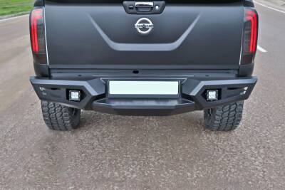 Nissan Navara Off Road Arka Tampon Koruma Rear Bumper 2010-2021 AQM-M20 - 2