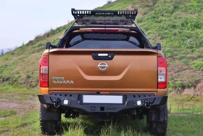 Nissan Navara Off Road Arka Tampon Koruma Rear Bumper 2010-2021 AQM-S20 - 4