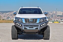 Nissan Navara Off Road Çelik Ön Tampon Koruma Front Bumber 2019 2020 2021 AQM-M50 - 1