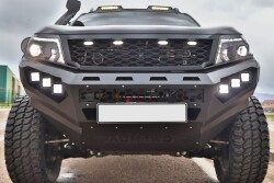 Nissan Navara Off Road Çelik Ön Tampon Koruma Front Bumber 2019 2020 2021 AQM-M50 - 2