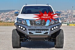 Nissan Navara Off Road Çelik Ön Tampon Koruma Front Bumber 2019 2020 2021 AQM-M50 - 4