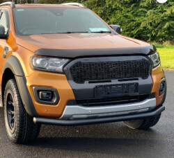 Nissan Navara Off Road Ön Tampon Koruma Demiri Siyah Tekli Bıyık Tetriplus Black 2006+ PST20 - AQM4WD