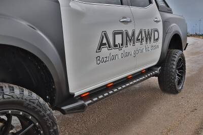 Nissan Navara Off Road Yan Basamak Side Steps 2010-2021 AQM-M30 - 1