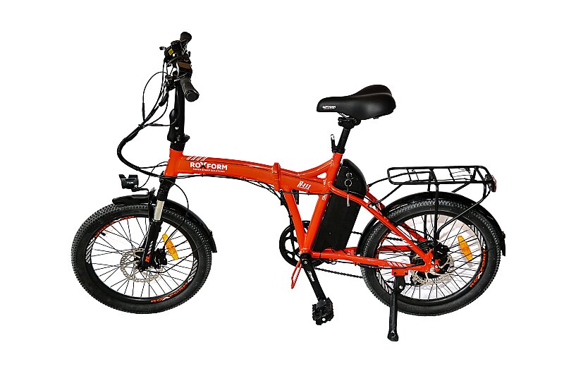 ÖN SİPARİŞ - Roxform R-111 Elektrikli Katlanabilir Bisiklet 15AH Shimano Altus Hidrolik Fren Alüminyum Kadro NAR ÇİÇEĞİ - Roxform
