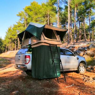 Roxform 3+1 Kişilik Araç Üstü Termal Kamp Çadırı 4 Mevsim 140x250 Cm - 1