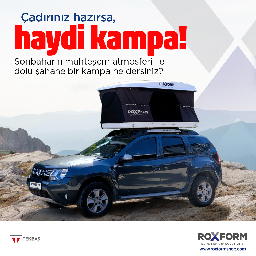 Yolculuklarda Yeni Bir Boyut: ROXFORM İle Araç Üstü Çadır Keyfi!