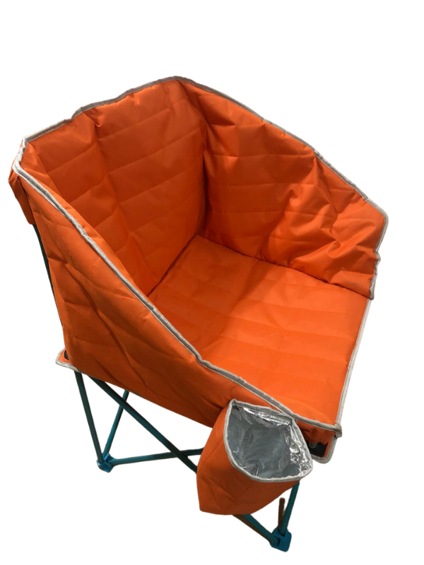 Roxform Balcony Katlanır Kamp Sandalyesi Comfort Ekstra Geniş İçi Dolgulu Katlanabilir Kamp Koltuğu Turuncu - 4