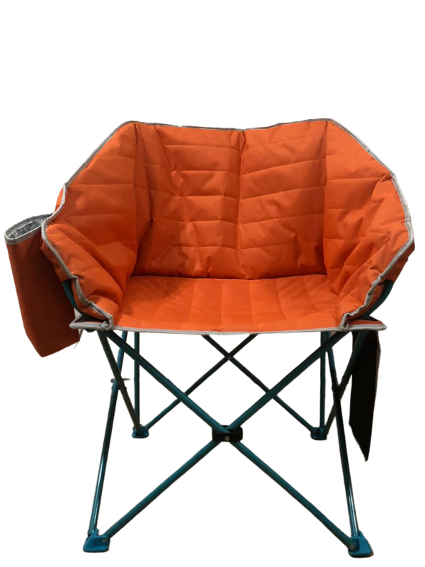 Roxform Balcony Katlanır Kamp Sandalyesi Comfort Ekstra Geniş İçi Dolgulu Katlanabilir Kamp Koltuğu Turuncu - 3