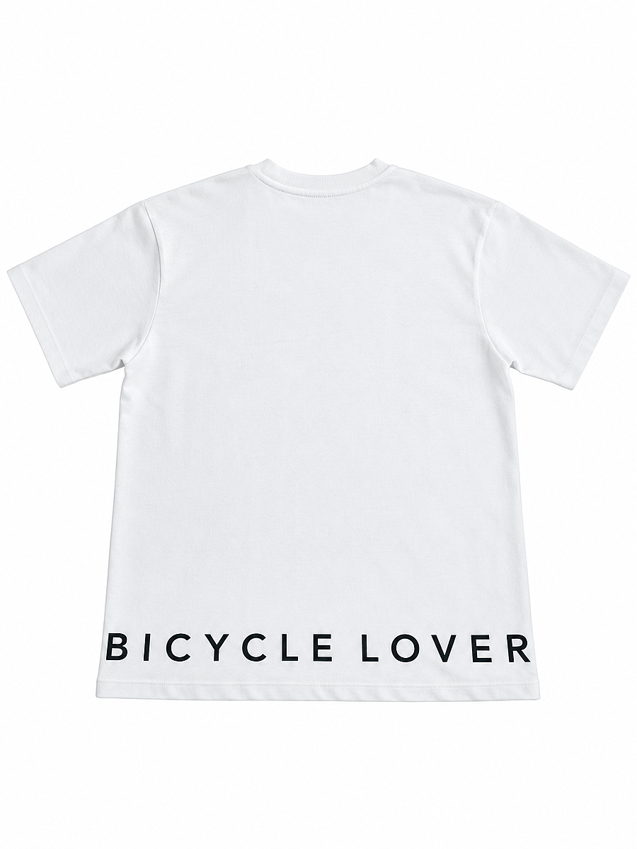 Roxform Bicycle Lover Baskılı Oversize Tişört | Unisex Bisiklet Tişörtü | %100 Pamuk - 7