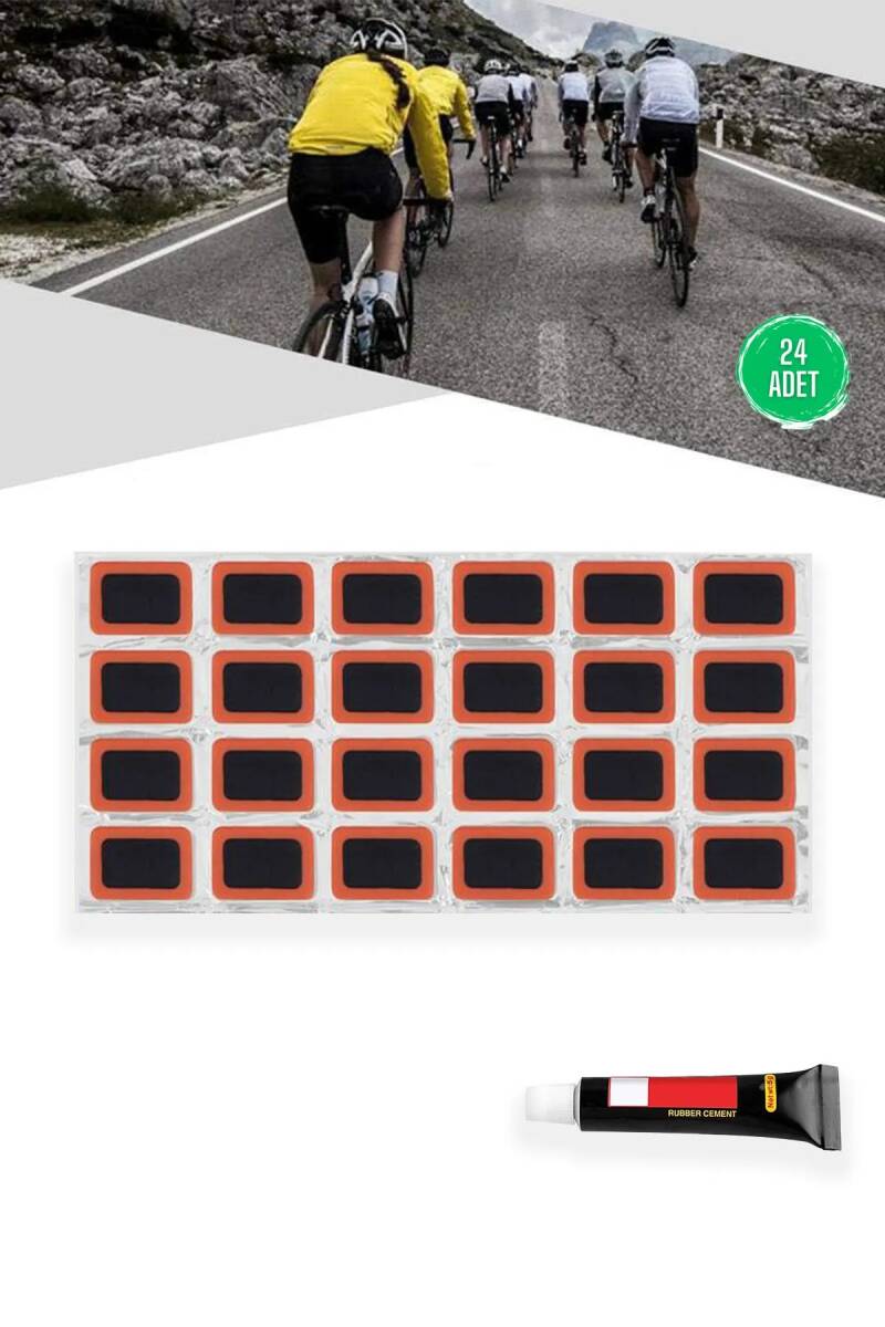 Roxform Bisiklet Lastik Tamir Yama Seti Hızlı Bakım Kiti– 24’lü XBYC 9010 M48 - 1