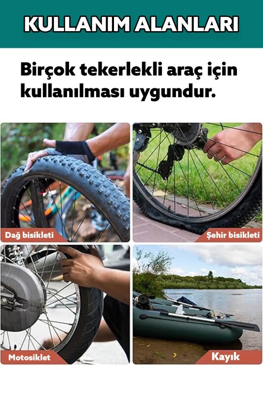 Roxform Bisiklet Lastik Tamir Yama Seti Hızlı Bakım Kiti– 24’lü XBYC 9010 M48 - 2