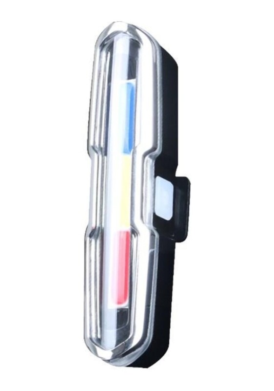 Roxform Bisiklet USB Şarjlı Led Işık Çakar Arka Lamba XBYC 6017-3 - 10