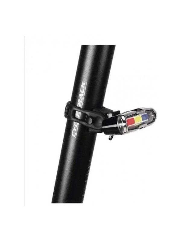Roxform Bisiklet USB Şarjlı Led Işık Çakar Arka Lamba XBYC 6017-3 - 2