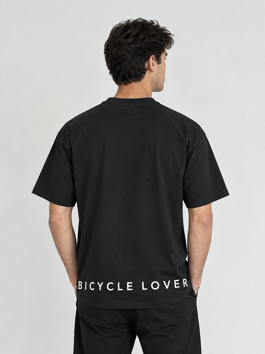 Roxform Motorcycle Lover Baskılı Oversize Tişört | Unisex Bisiklet Tişörtü | %100 Pamuk - 11