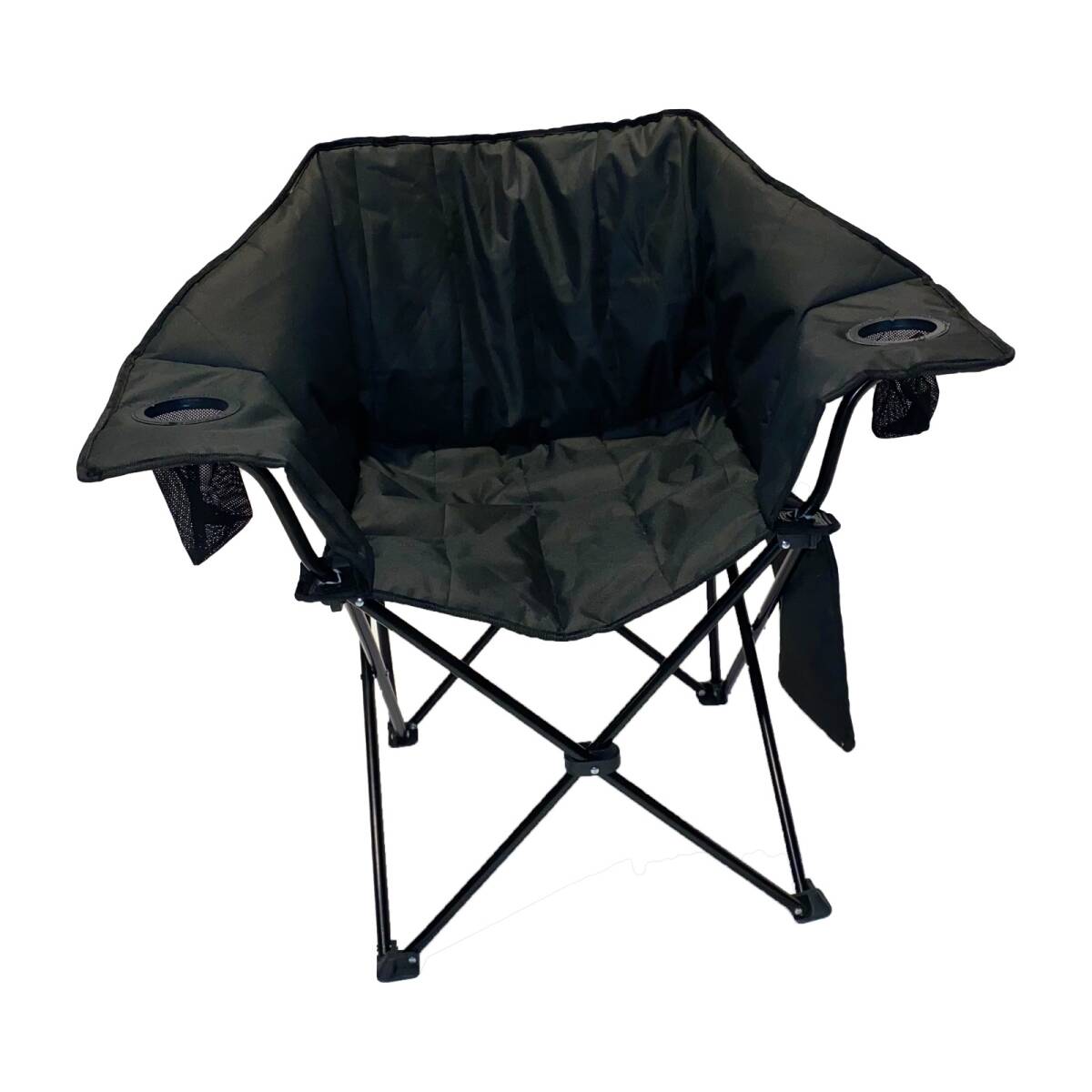 Roxform New Grande Katlanır Kamp Sandalyesi Kamp Koltuğu Siyah - 1