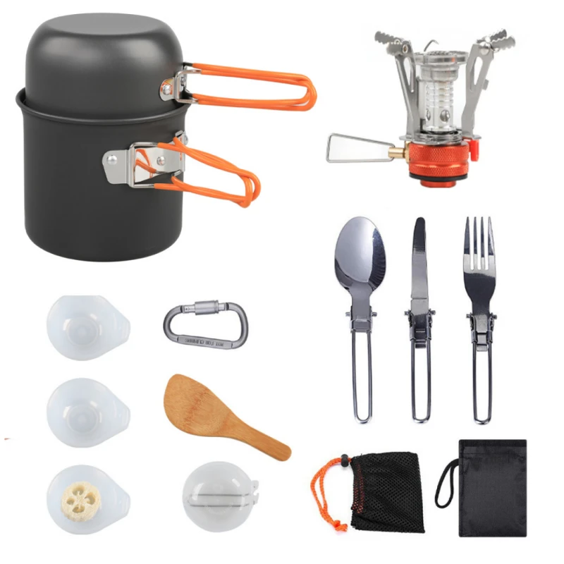 Roxform Nomad 01 Kamp Tencere Seti – Hafif ve Kompakt Kamp Seti - 1