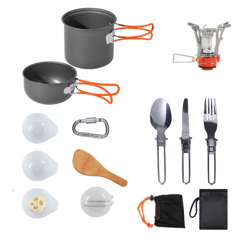 Roxform Nomad 01 Kamp Tencere Seti – Hafif ve Kompakt Kamp Seti - 2