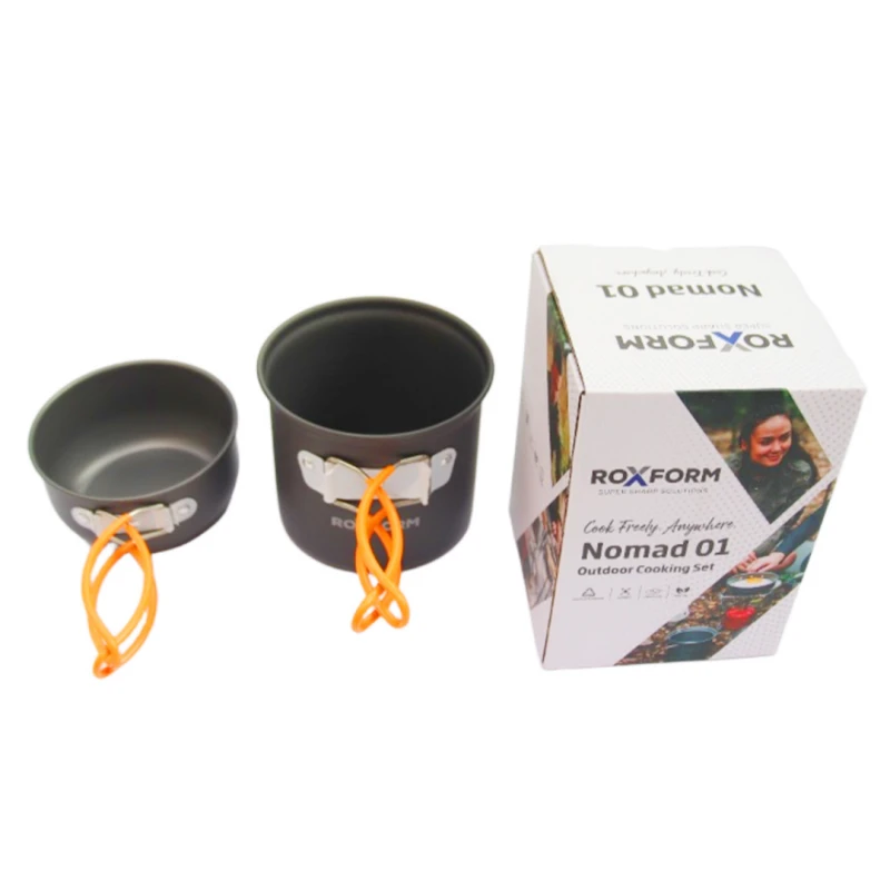 Roxform Nomad 01 Kamp Tencere Seti – Hafif ve Kompakt Kamp Seti - 7