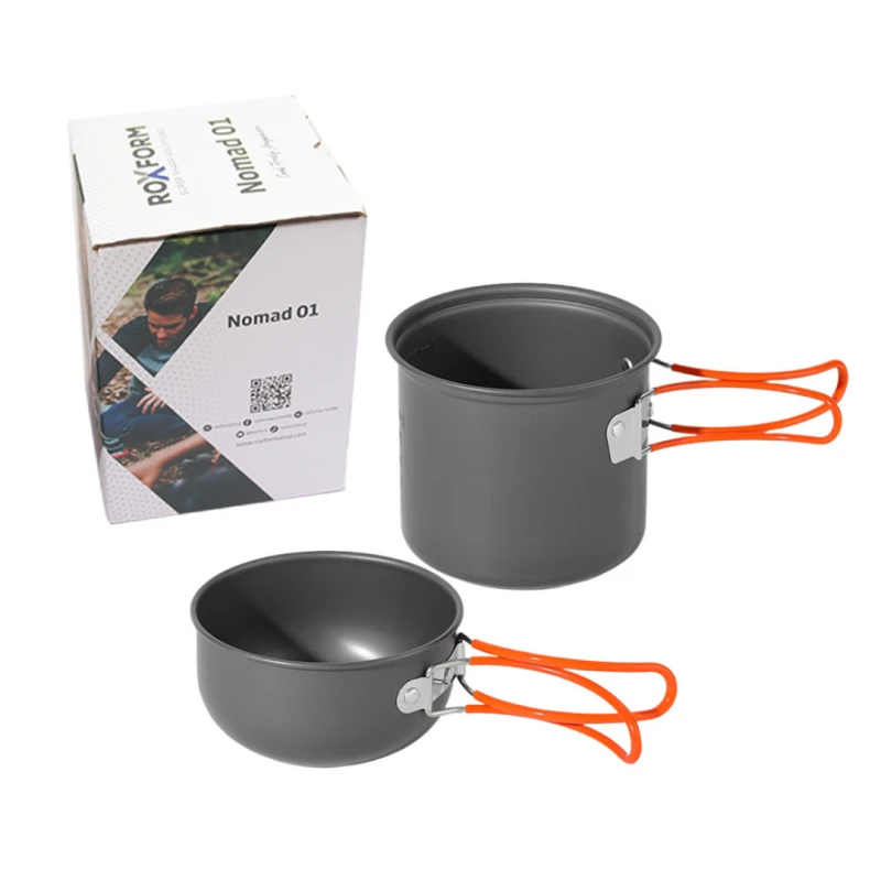 Roxform Nomad 01 Kamp Tencere Seti – Hafif ve Kompakt Kamp Seti - 4
