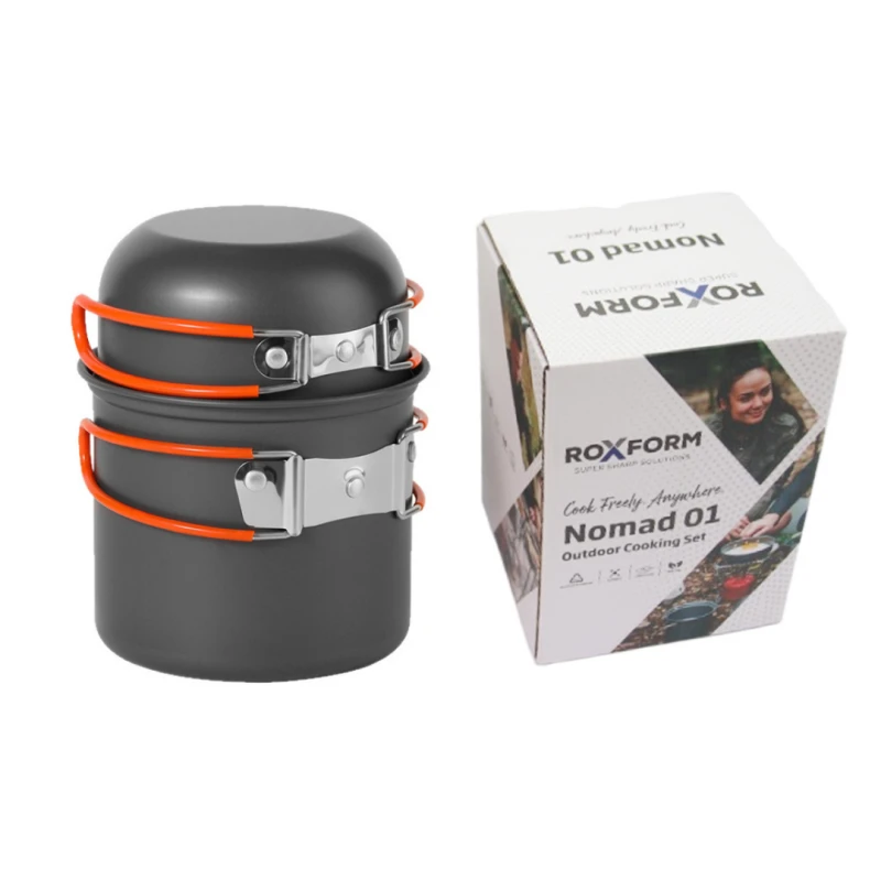 Roxform Nomad 01 Kamp Tencere Seti – Hafif ve Kompakt Kamp Seti - 6