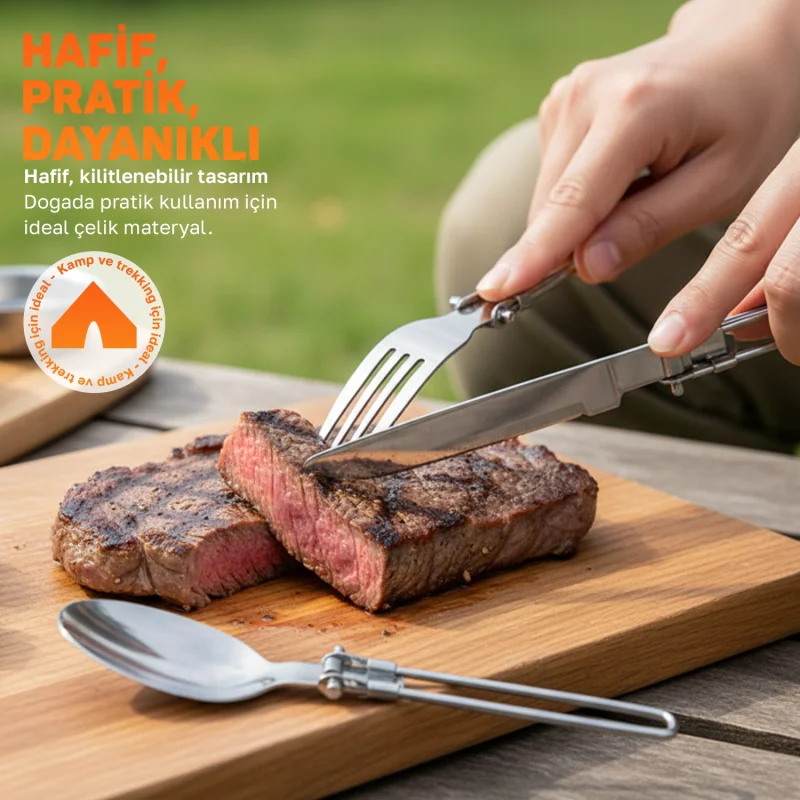 Roxform Nomad 01 Kamp Tencere Seti – Hafif ve Kompakt Kamp Seti - 11