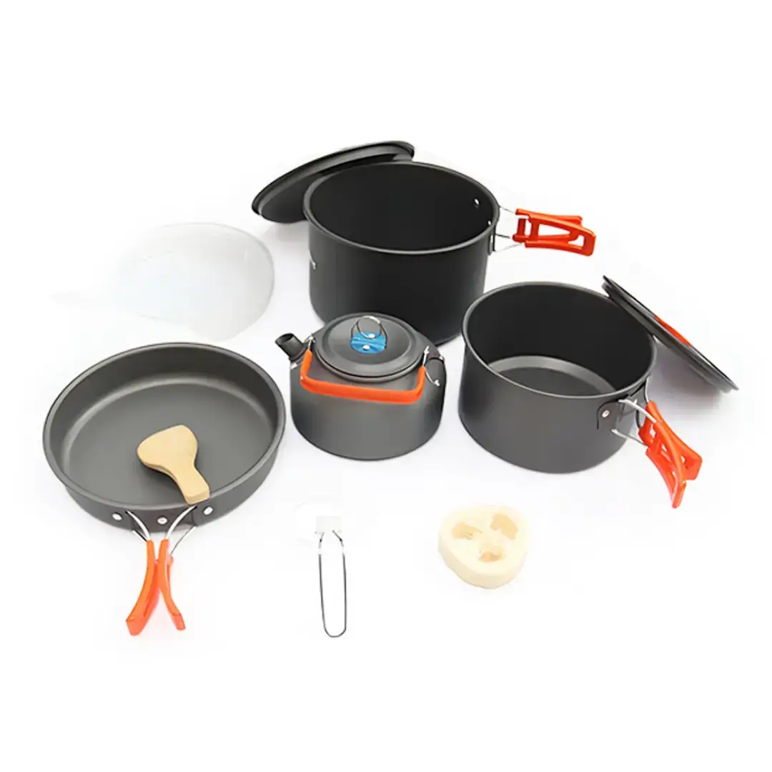 Roxform Nomad 03 Kamp Tencere Seti – 4 Kişilik Çok Fonksiyonlu Set - 5